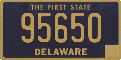 DE license plate 95650
