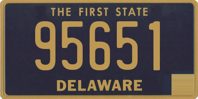 DE license plate 95651