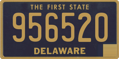 DE license plate 956520