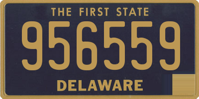 DE license plate 956559