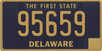 DE license plate 95659