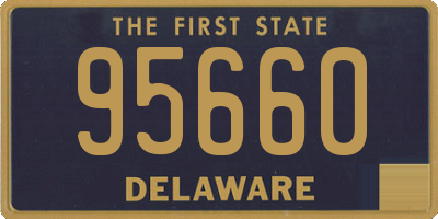DE license plate 95660