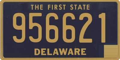 DE license plate 956621
