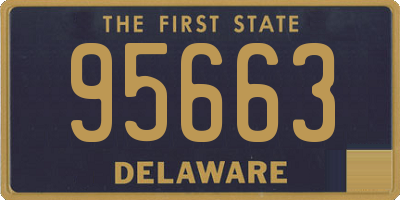 DE license plate 95663