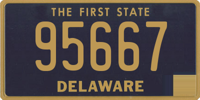 DE license plate 95667