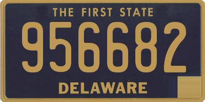 DE license plate 956682