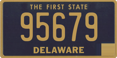 DE license plate 95679