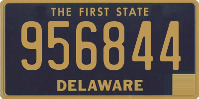 DE license plate 956844