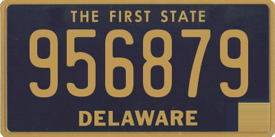 DE license plate 956879