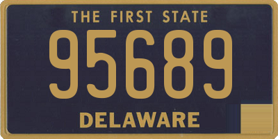 DE license plate 95689