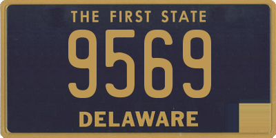 DE license plate 9569