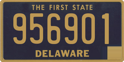 DE license plate 956901