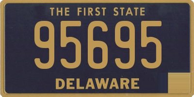 DE license plate 95695