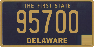 DE license plate 95700