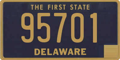 DE license plate 95701