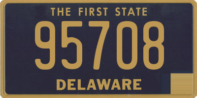 DE license plate 95708