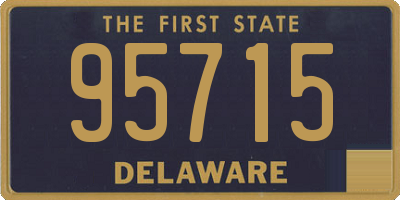 DE license plate 95715