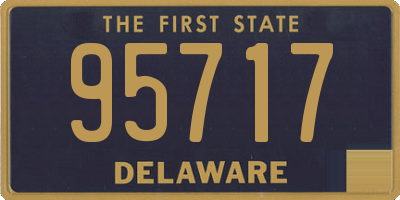 DE license plate 95717