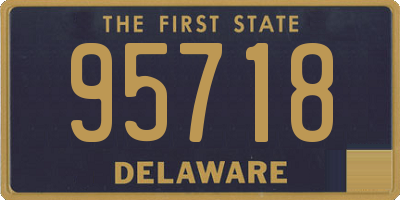 DE license plate 95718