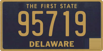 DE license plate 95719