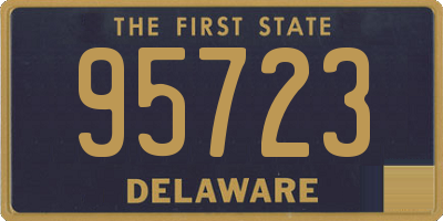 DE license plate 95723