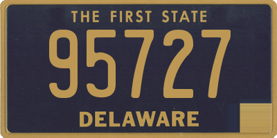 DE license plate 95727