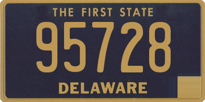 DE license plate 95728