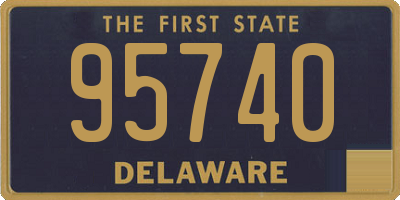 DE license plate 95740