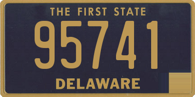 DE license plate 95741