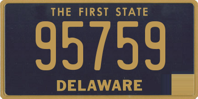DE license plate 95759