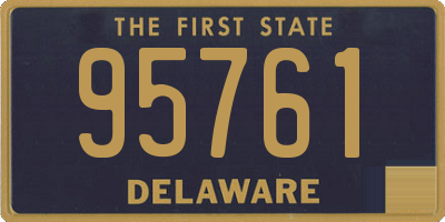 DE license plate 95761