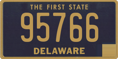 DE license plate 95766