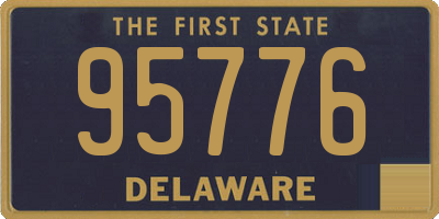 DE license plate 95776