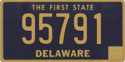 DE license plate 95791