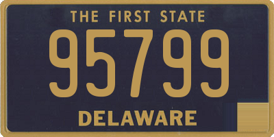 DE license plate 95799