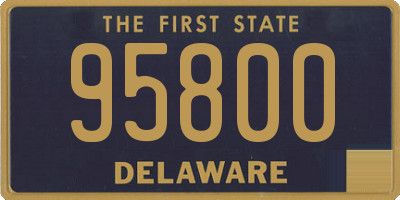 DE license plate 95800