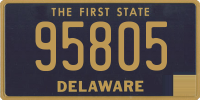 DE license plate 95805