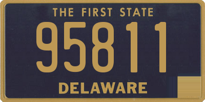 DE license plate 95811