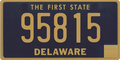 DE license plate 95815