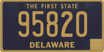 DE license plate 95820