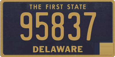 DE license plate 95837