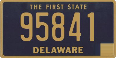 DE license plate 95841