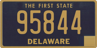 DE license plate 95844