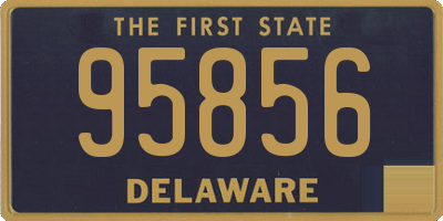 DE license plate 95856