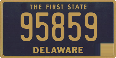 DE license plate 95859