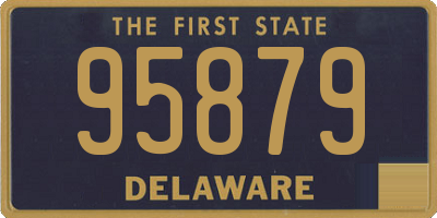 DE license plate 95879