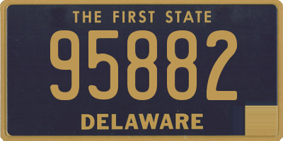 DE license plate 95882