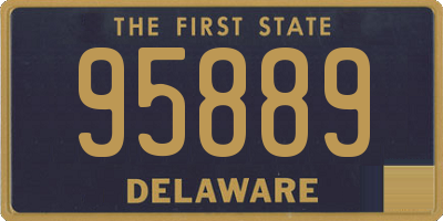 DE license plate 95889