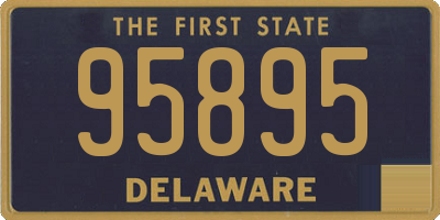 DE license plate 95895