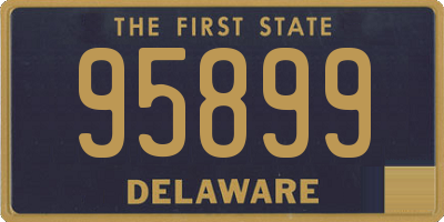 DE license plate 95899